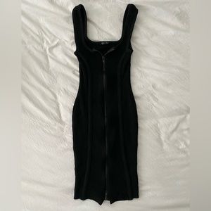 Pretty Knit black dress